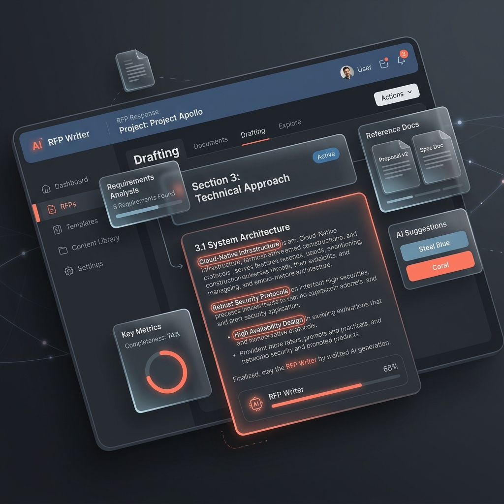 AutoRFP Dashboard Preview